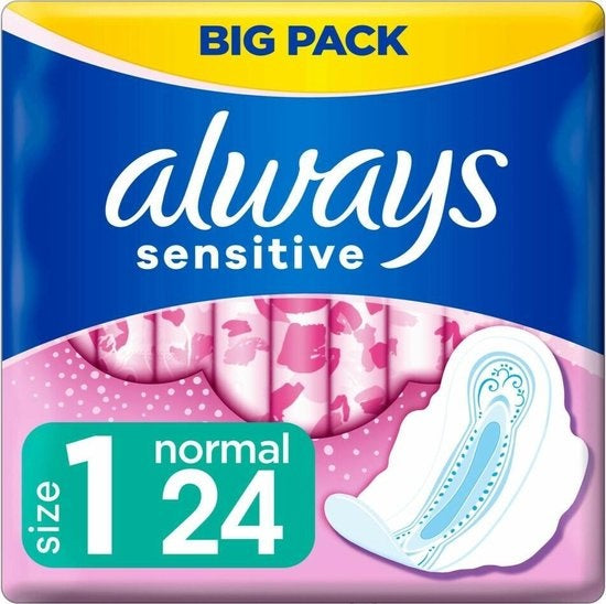 Always Sanitary Pads Normal 24 pieces