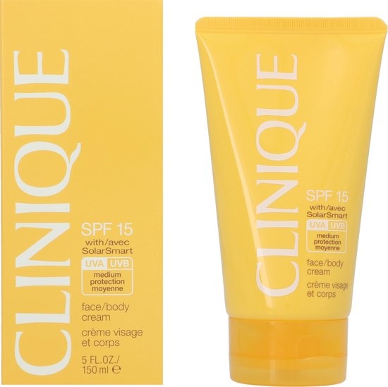 Clinique Face/body Cream SPF15 Zonnebrand 150ml - Verpakking ontbreekt