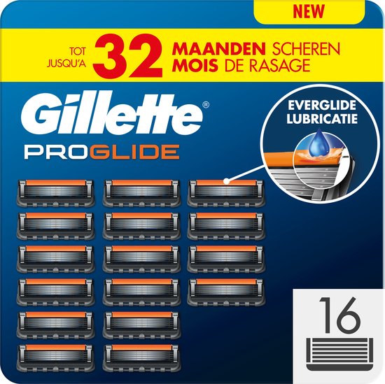 Gillette Fusion5 Proglide Scheermesje Voor Mannen - 16 stuks- beschadigde verpakking