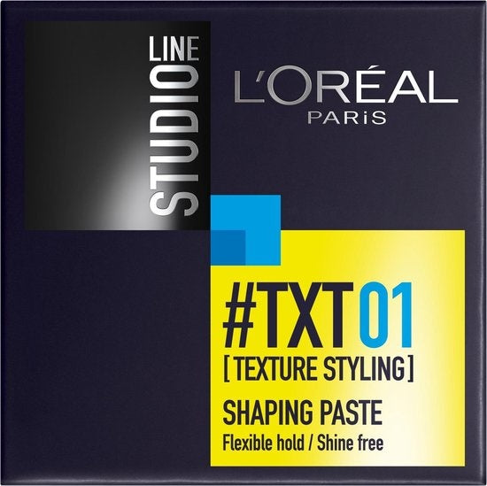 L'Oréal Paris Studio Line TXT 01 Shaping Paste - 75 ml - Flexible Hold - Verpakking beschadigd