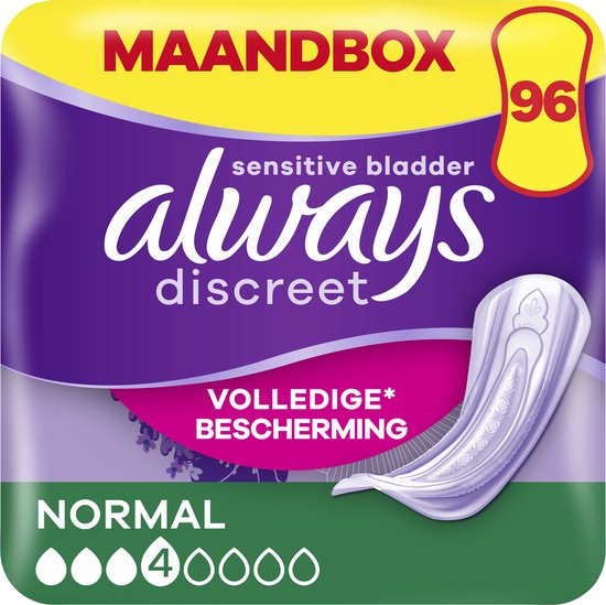 Always Discreet Inkontinenzeinlagen bei Harninkontinenz - Normal - 24 Stück