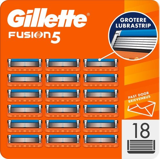 Gillette Fusion5 Nachfüllklingen 18 Stück. - Verpackung beschädigt