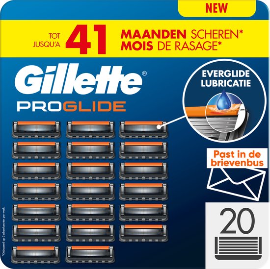 Gillette Fusion5 Proglide Herrenrasierklingen – 20 Gillette Nachfüllklingen – Beschädigte Verpackung