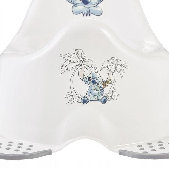 Keeeper Plaspotje Stitch - Anti Slip Plaspotje - Wit