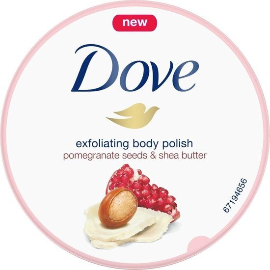 Dove Pomegranate &amp; Shea Butter Exfoliating Body Scrub 225ml