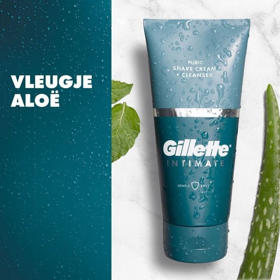 Gillette Intimate – 2-in-1 Rasiercreme und Reiniger – für den Intimbereich – 150 ml