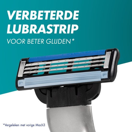 Gillette Mach3 – 1 Herrenrasierer – 12 Rasierklingen – Verpackung beschädigt