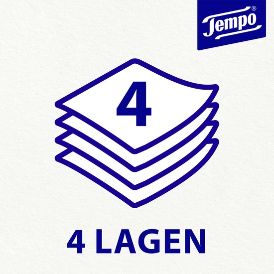 Tempo Original Zakdoekjes - 4-laags tissues - 42 pakjes van 10 zakdoekjes