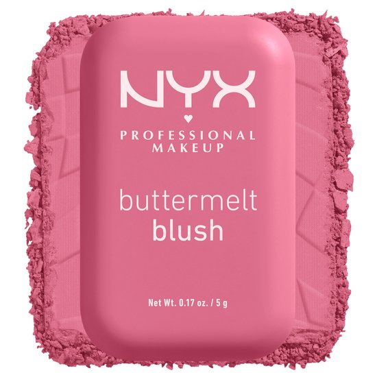 NYX Professional Makeup Buttermelt Blush - All skin types - Enriched with mango, almond and shea butter - For The Butta - 5 gr
