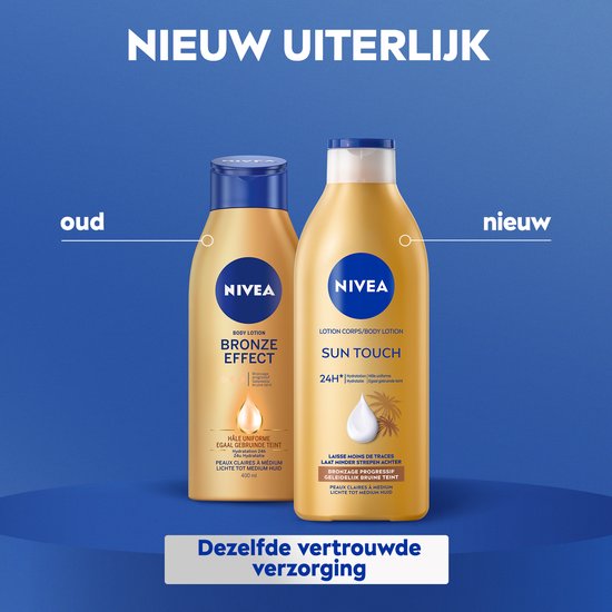 NIVEA Bronze Effect Body Lotion - Light to Medium Skin - 400 ml