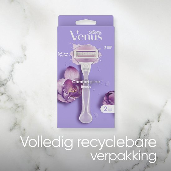 Gillette Venus Comfortglide Breeze – 1 Rasierer – 6 Rasierklingen – Beschädigte Verpackung