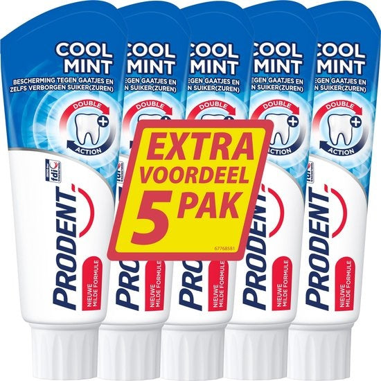 Prodent Toothpaste Coolmint 5 x 75 ml - Value Pack