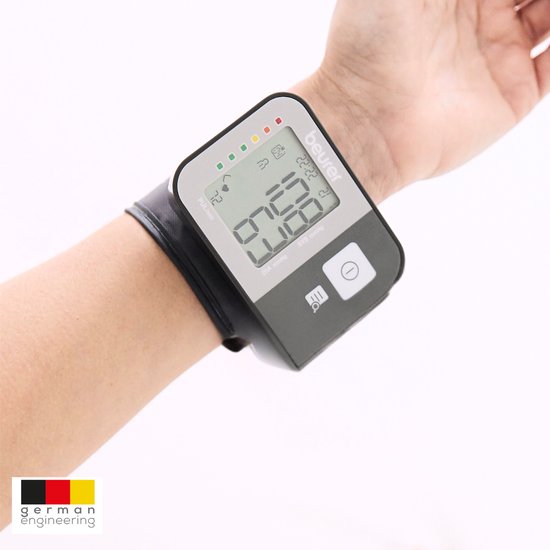 Beurer BC 27 Handgelenk-Blutdruckmessgerät – Kompaktes Pulsmessgerät – Handlich für unterwegs