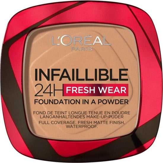 L'Oréal Paris - Infaillible 24H Fresh Wear Foundation in a Powder - 260 Golden Sun - Foundation en poeder in 1