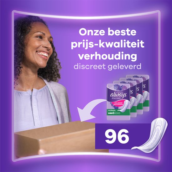 Always Discreet Inkontinenzeinlagen bei Harninkontinenz - Normal - 24 Stück
