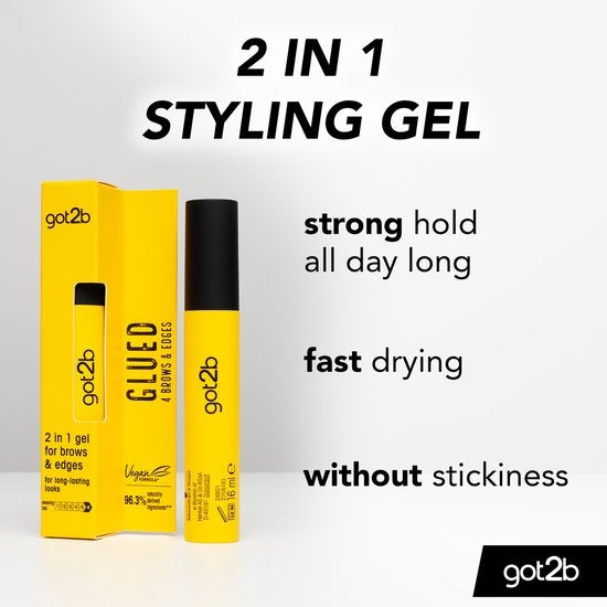 Got2b - 2in1 Gel For Brows & Edges - Wenkbrauwgel 16 ml