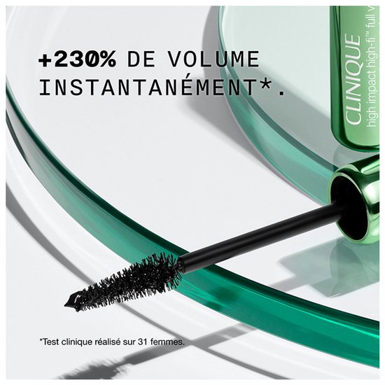 Clinique High Impact High-Fi Mascara 10 ml – 01 Schwarz – Beschädigte Verpackung