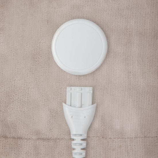 Inventum HB185T elektrische verwarmde bovendeken 180x130 cm - 4 warmtestanden -Taupe