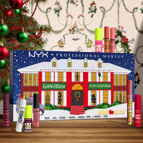 NYX Professional Makeup Home Alone Makeup Geschenkbox Advent - Geschenkbox - Beschädigte Verpackung 