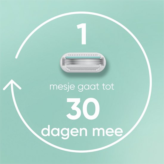 Gillette Venus Smooth Sensitive For Women Razor Blades - Pack of 8 - Damaged Packaging