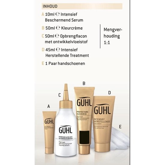 Guhl Natural Colors - No. 4 Middenbruin - Crème-kleuring - Haarverf