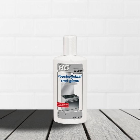 HG roestvrijstaal beschermer - 125ml - snel en eenvoudig