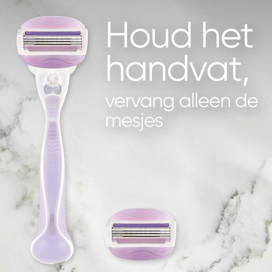 Gillette Venus Comfortglide Breeze – 1 Rasierer – 6 Rasierklingen – Beschädigte Verpackung