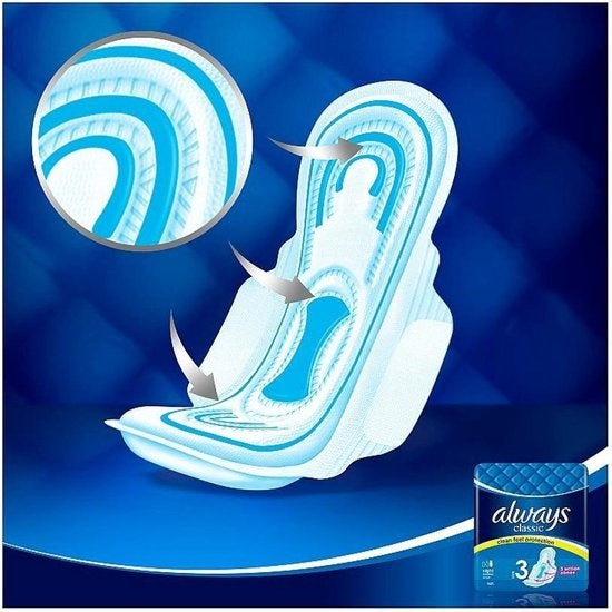 Always Classic Night "Clean Feel Protection" - 8 pcs