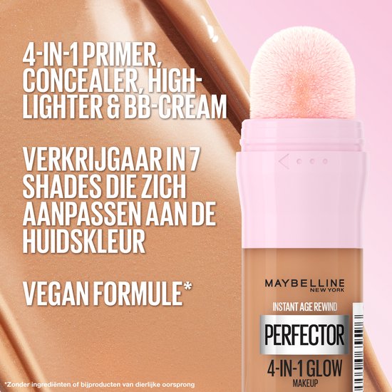 Maybelline New York Instant Anti-Age Perfector 4-in-1 Glow - Medium - Primer, Concealer, Highlighter en BB-Cream in één - 20 ml