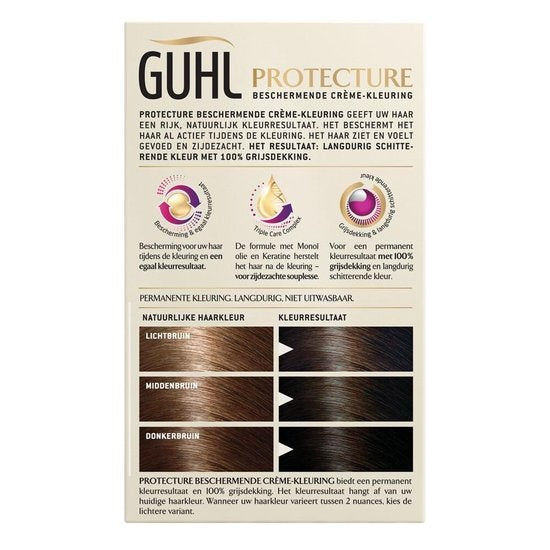 Guhl Natural Colors - No. 4 Middenbruin - Crème-kleuring - Haarverf