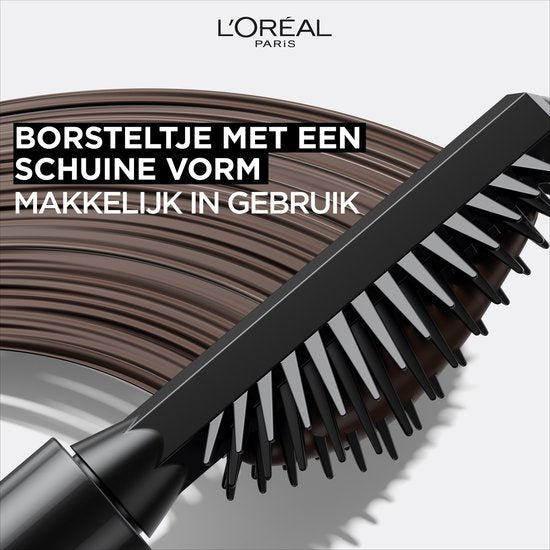 L'Oréal Paris Infaillible up to 24H Brow Mascara - Long Lasting Eyebrow Mascara - Natural result - Vegan - 3.0 Brunette - 5ml