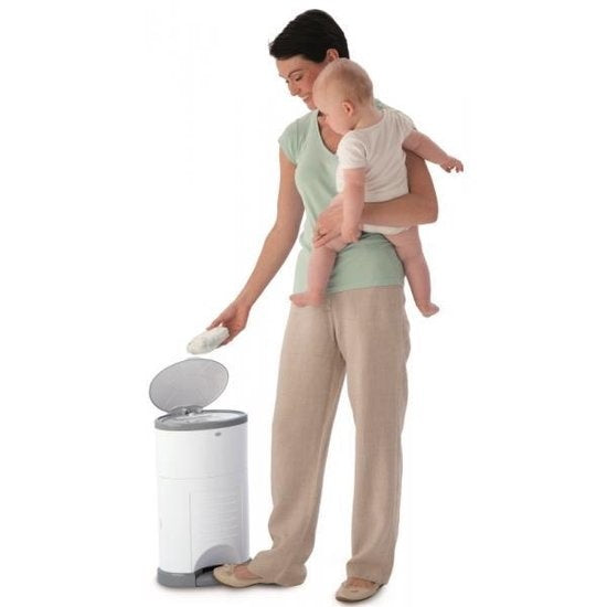 Korbell Diaper Pail - 15 liters - White - Packaging damaged