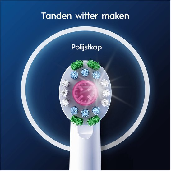 Oral-B Pro 3D White Opzetborstels - 10 Stuks - Verpakking beschadigd
