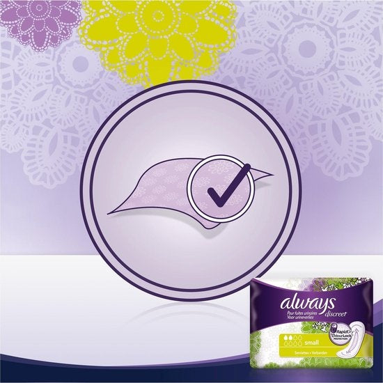 Always Discreet Incontinent light Pad small - 20 Pieces - Incontinence pads