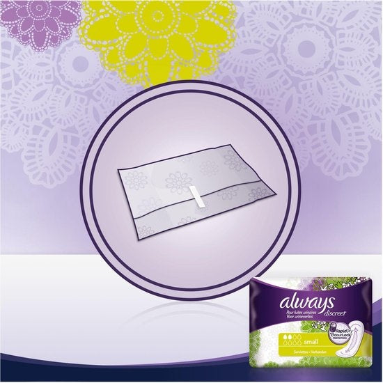 Always Discreet Incontinent light Pad small - 20 Pieces - Incontinence pads