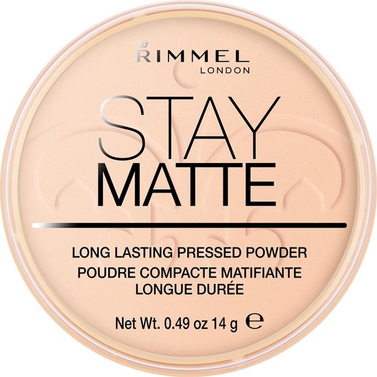 Rimmel London Stay Matte Pressed Powder - Warm Beige - Beige - Verpakking beschadigd