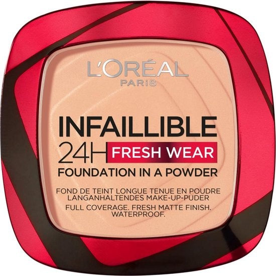 L'Oréal Paris - Infaillible 24H Fresh Wear Foundation in a Powder - 245 Golden Honey - Foundation en poeder in 1