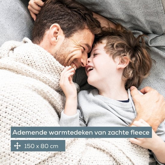 Beurer UB 53 Teddy Single Elektrische deken - Onderdeken - 150 x 80 cm - 4 Warmtestanden - Automatische uitschakeling - Teddy/Fleece - Machinewasbaar - Wit