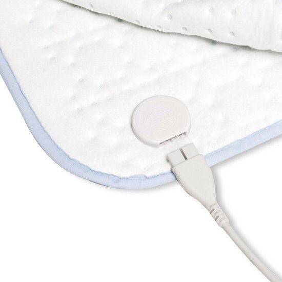 Inventum HN1312V elektrische Unterdecke 150x80 cm - Fleece/Baumwolle - Weiß/Blau - Verpackung beschädigt