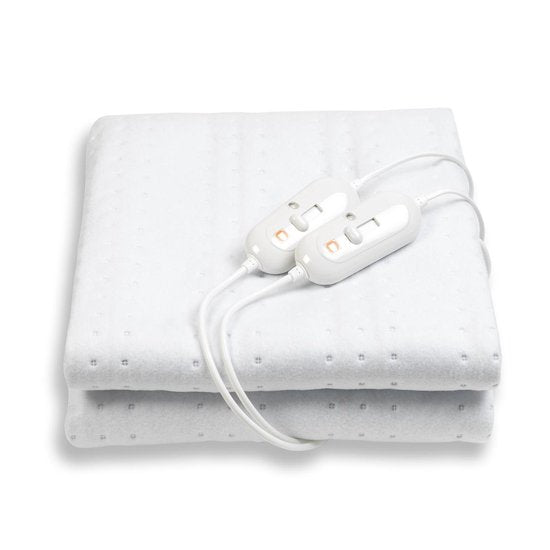 Cresta Care KTS102 Elektrische Warmtedeken 2 persoons machine wasbaar cosy fleece 160x140 cm- beschadigde verpakking
