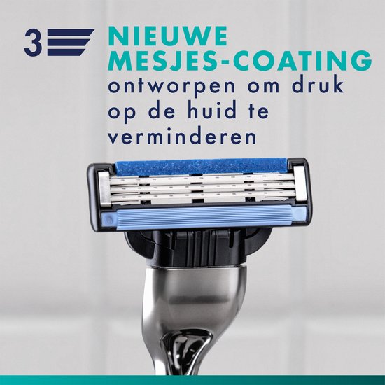 Gillette Mach3 Base Scheermesjes Voor Mannen - 28 Gillette Navulmesjes - Verpakking beschadigd