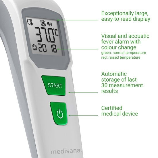 medisana TM 760 - Infrarood multifunctionele thermometer