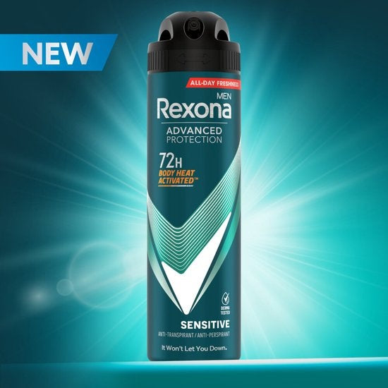 Rexona Men Deodorant Spray Advanced Protection Sensitive 150 ml