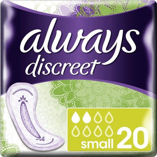 Always Discreet Incontinent light Pad small - 20 Pieces - Incontinence pads