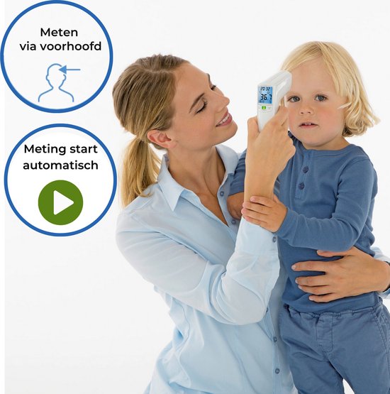 Beurer FT 100 Body Thermometer - Contactless - Smart Infrared Measurement with Automatic Start