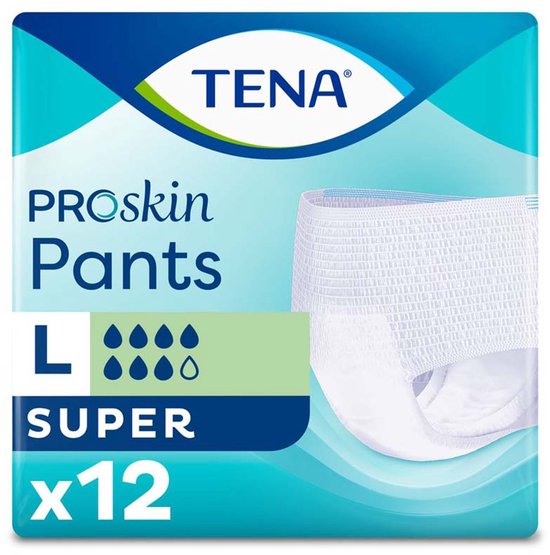 TENA Proskin Pants Super L 12 pieces
