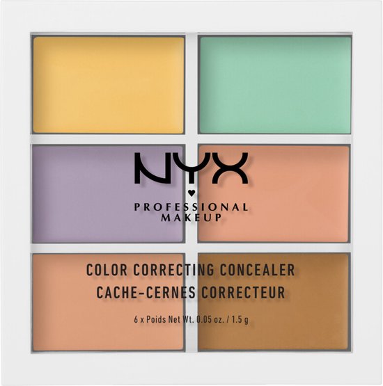 NYX Professional Makeup 3C Palette Color Correcting Concealer - 6 x 1,5 gr