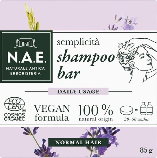 NAE Simplicity Shampoo Bar Täglicher Gebrauch – Normales Haar