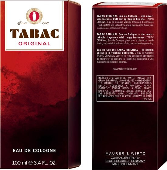 Tabac - Original (Cologne) - Eau De Cologne - 100ML - Packaging damaged