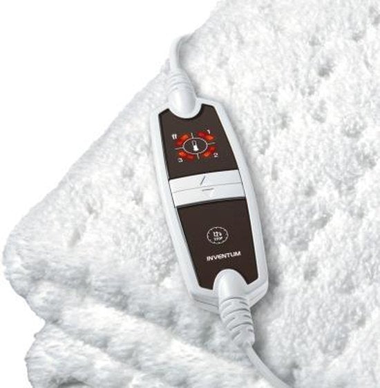 Inventum HN1300V electric underblanket 150x80 cm - Fleece - White - Packaging damaged